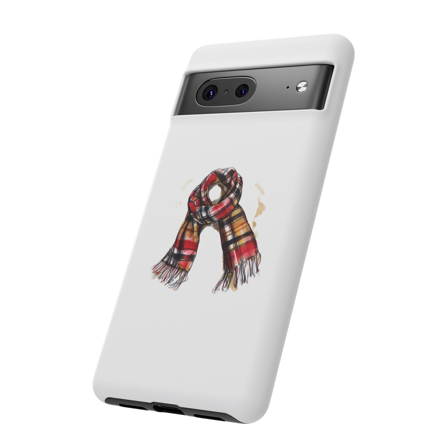 Stylish Phone Case with Cozy Scarf Design