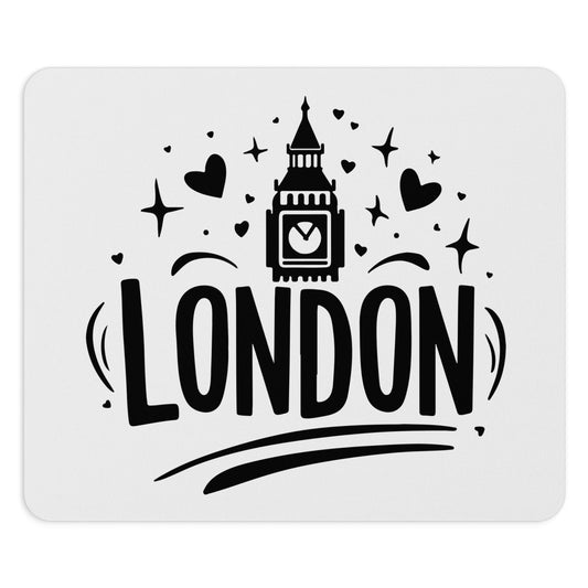 London Mouse Pad, Stylish Desk Accessory for Home or Office, Perfect Gift for London Lovers, Travel Decor, Unique Computer Mousepad