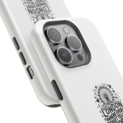 London Story Magnetic Tough Case - Unique Design for Travel Lovers
