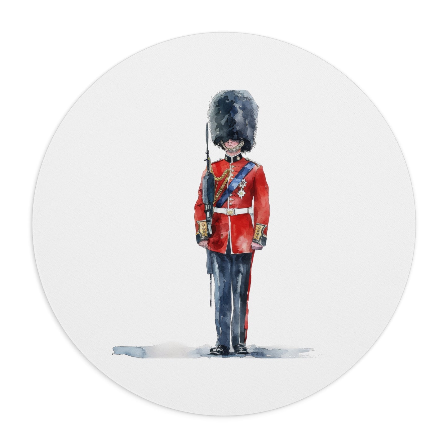 British Guard Mouse Pad | Cute Office Decor, Gift for Royal Family Fans, Unique Desk Accessories, Perfect for Home Office, Ideal Gift