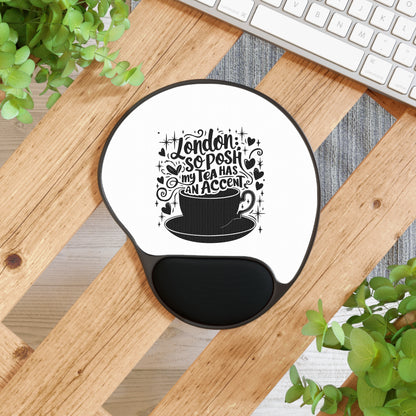 London So Posh Mouse Pad With Wrist Rest