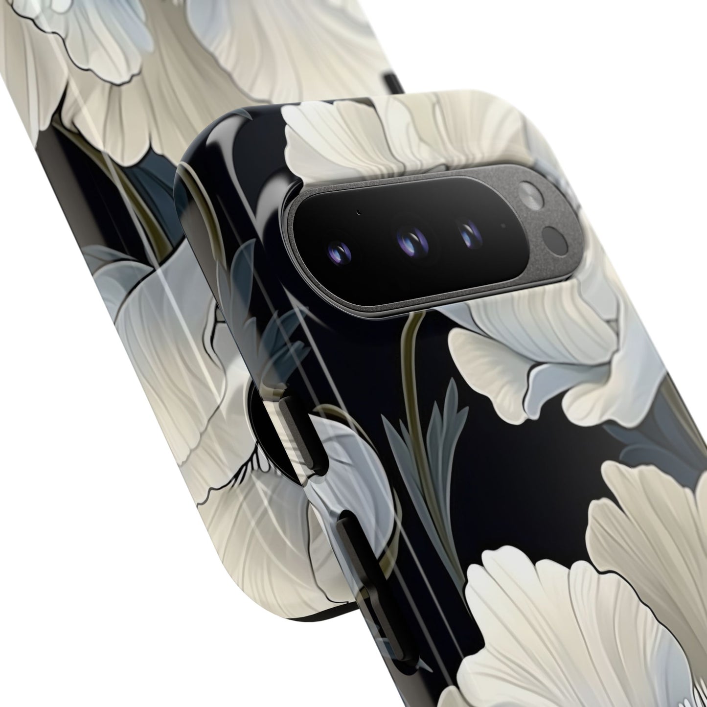 Floral Phone Case, Tough Cases for Women, Stylish Phone Cover, Floral Design Phone Protector, Nature Inspired Tech Accessories