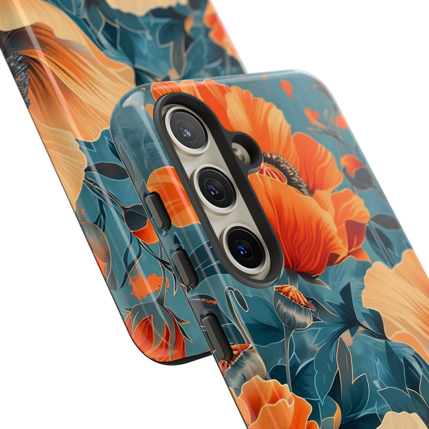 Floral Phone Case, Tough Cases for Protection and Style, Spring Aesthetic, Gift for Her, Phone Accessory for Nature Lovers