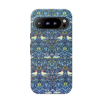 Bird and Floral Pattern Phone Case, Tough Cases, Gift for Nature Lovers, Eco-friendly, Custom Phone Accessories, All-Occasion