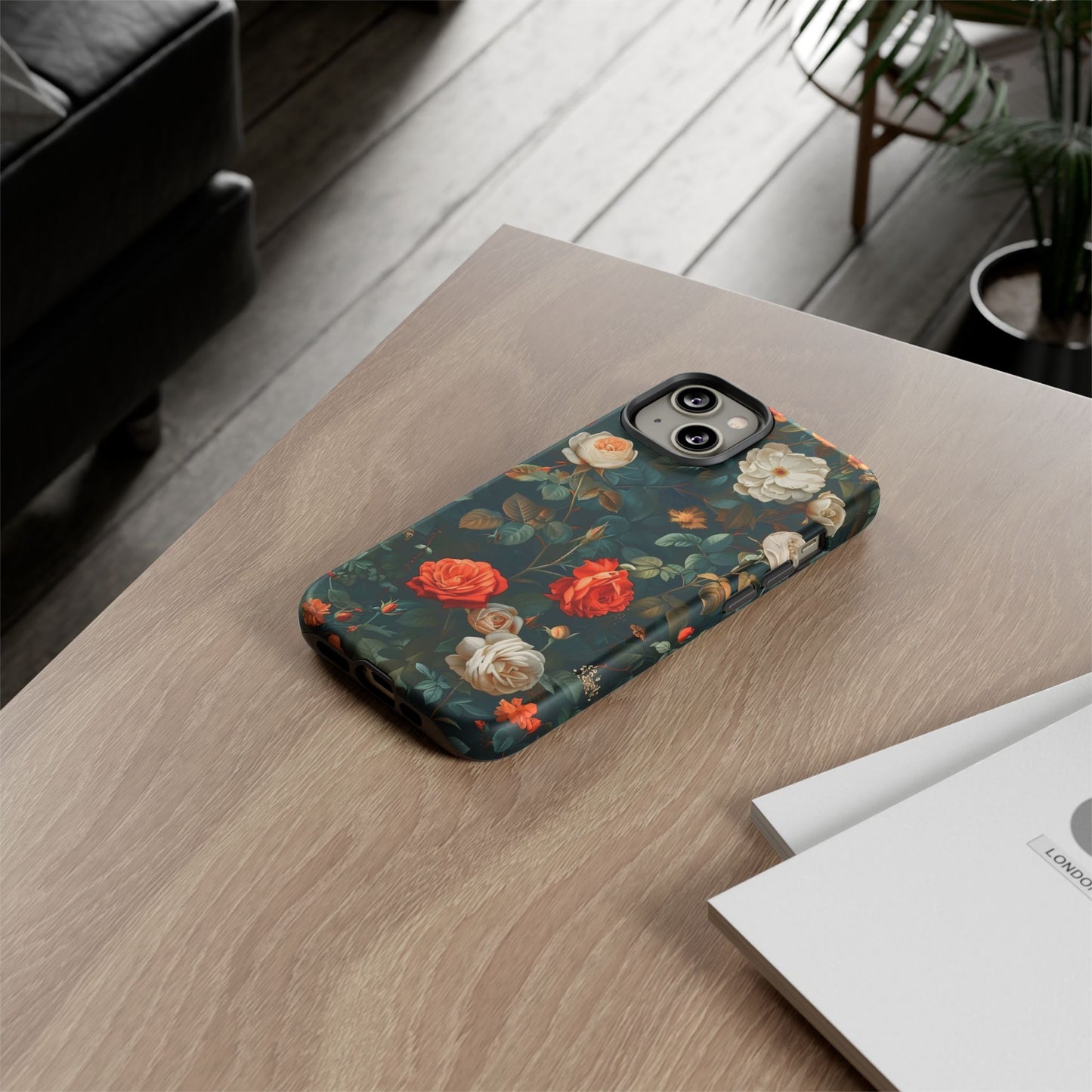 Floral Phone Case | Tough Cases with Elegant Design | Gift for Her, Mother's Day, Birthdays, Personalized, Trendy Tech Accessories
