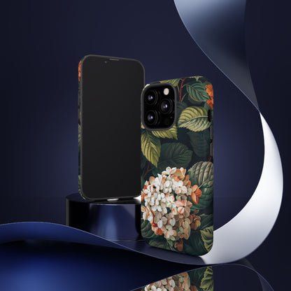 Floral Phone Case - Tough Cases, Nature Lover Gift, Floral Design, Botanical Phone Cover, Stylish Cellphone Accessory, Mother's Day Gift