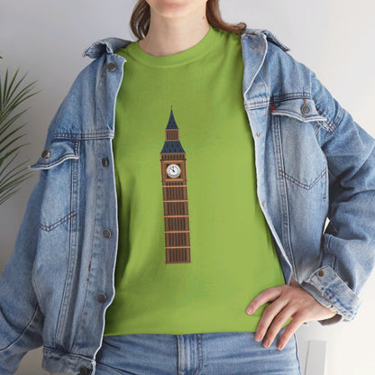 Big Ben - Iconic British Tower and Landmark Classic Unisex Heavy Cotton T-shirt