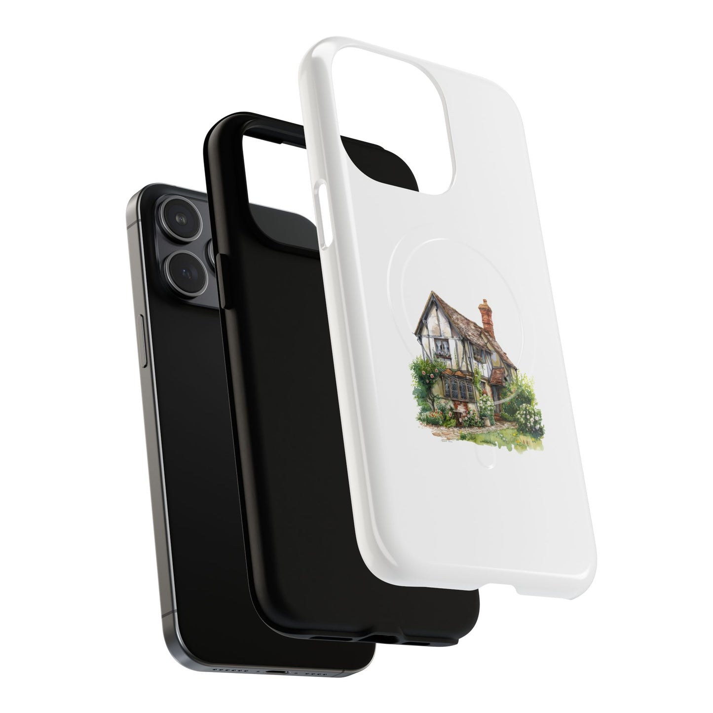 Charming Cottage Magnetic Phone Case | Tough & Durable iPhone Cover, Gift for Home Lovers, Personalized Phone Accessory