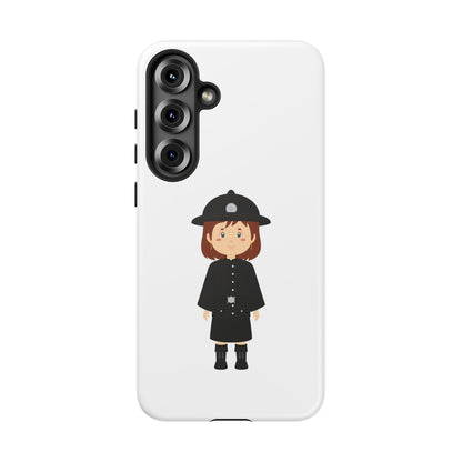 Cute Police Officer Phone Case, Tough Protective Cover, Gifts for Police Lovers, Customizable Phone Case, Unique Design