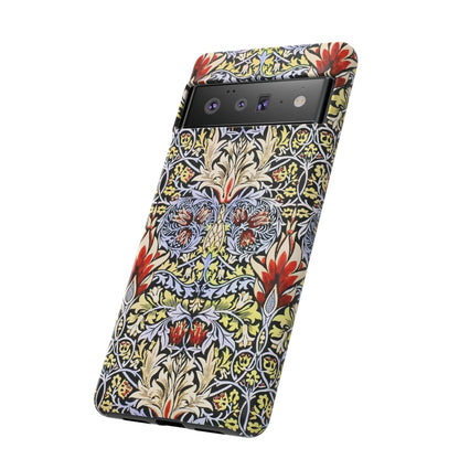 Stylish Phone Case - Floral Design, Tough Cases, Gift for Her, Phone Accessories, Trendy Tech, Unique Cell Phone Cover