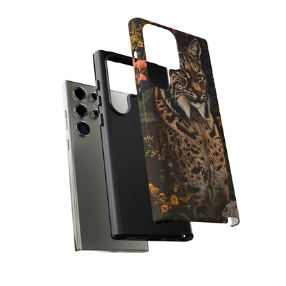 Wildlife Phone Case with Lynx Design, Tough Cases, Animal Lovers Gift, Nature Inspired Accessories, Unique Tech Protection