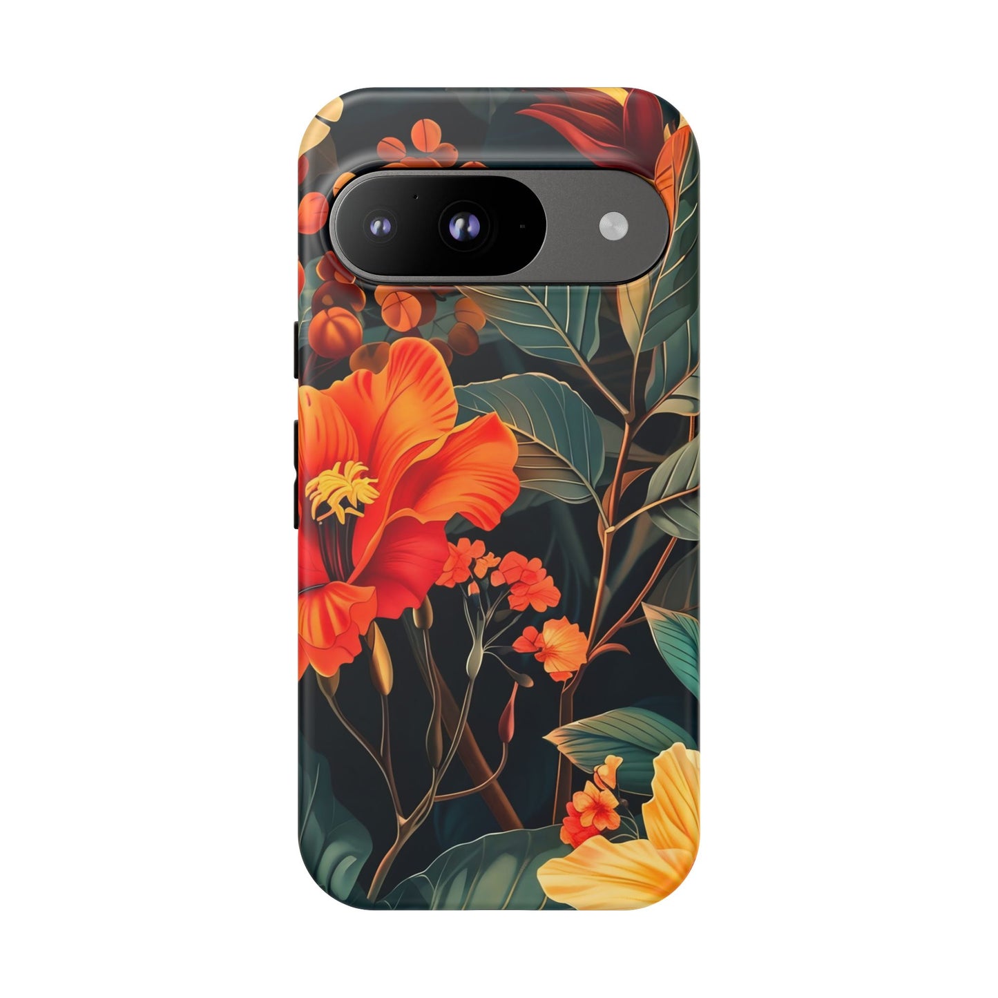 Tough Floral Phone Case | Tropical Vibe, Gift for Nature Lovers, Summer Beach Accessory, Floral Pattern, Trendy Phone Accessories