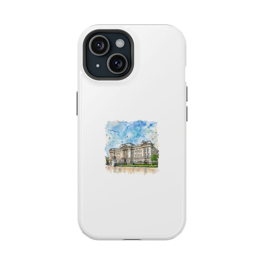 Artistic Magnetic Phone Case, Custom Tough Case, Unique Phone Cover, Gift for Travelers, Landscape Design, Protective Case
