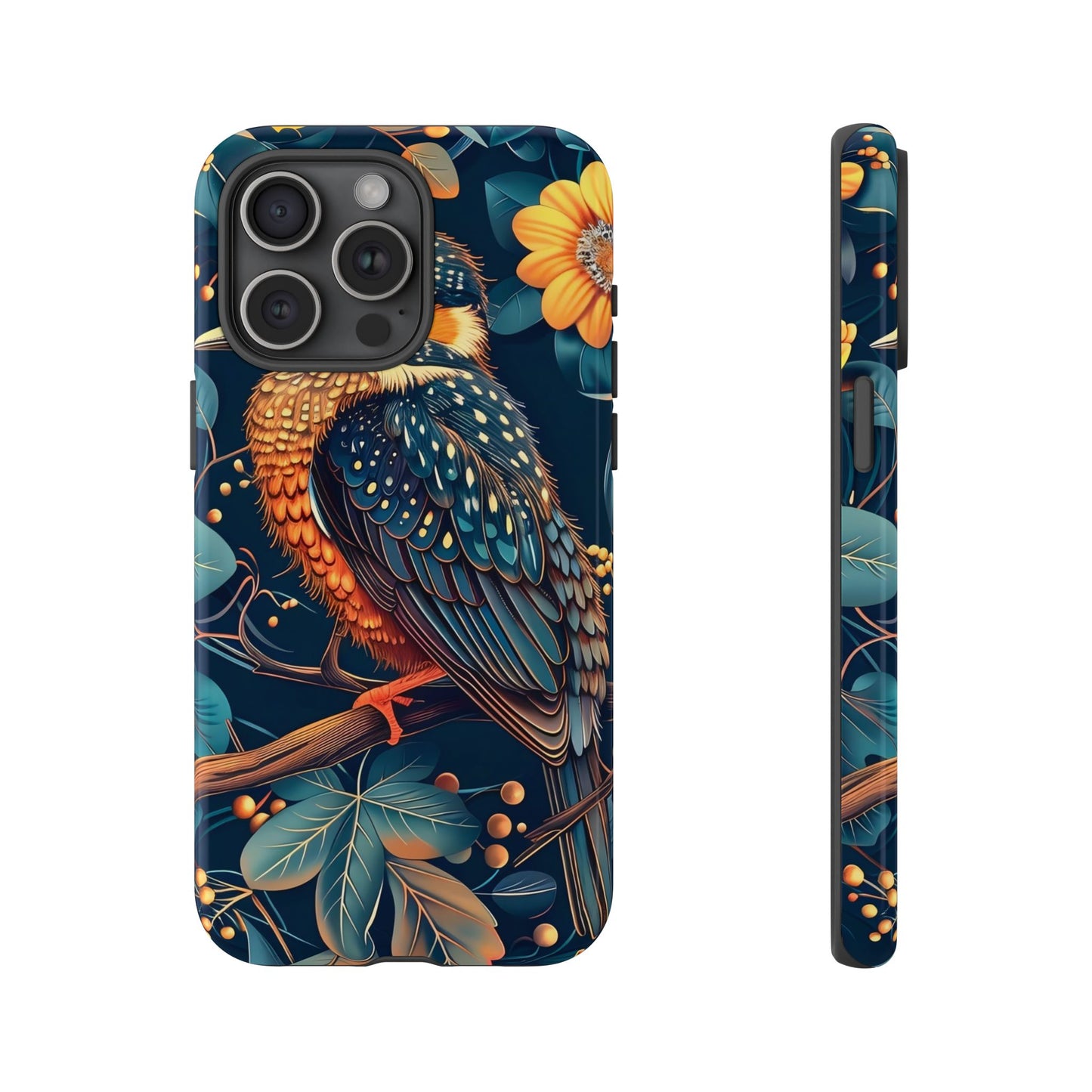 Nature-Inspired Phone Case | Artistic Bird Design | Tough Cases for Nature Lovers, Unique Gift, Eco-Friendly, Wildlife Decor