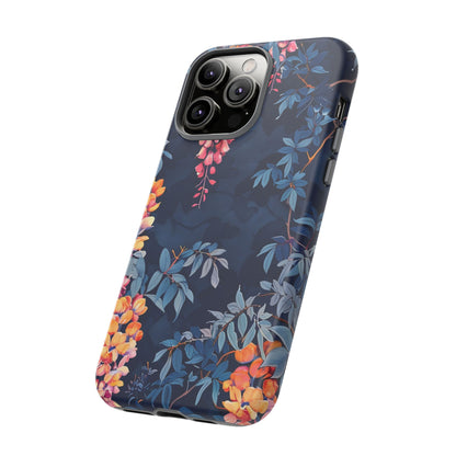 Floral iPhone Case, Tough Phone Cover, Gift for Her, Nature Lover Accessory, Spring Decor, Unique Floral Design