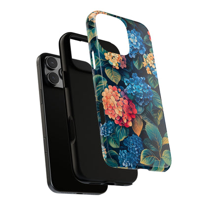 Floral Tough Phone Case, Durable Smartphone Cover, Flower Design, Gift for Her, Stylish Protection