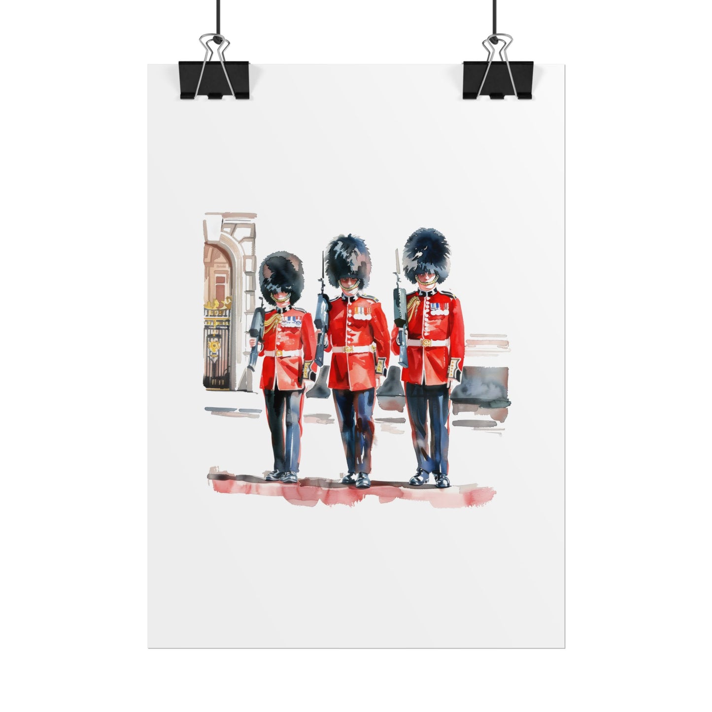 London Guard Roll-Up Posters, British Soldier Art Prints, Home Decor, Travel Gifts, Wall Art for Various Occasions