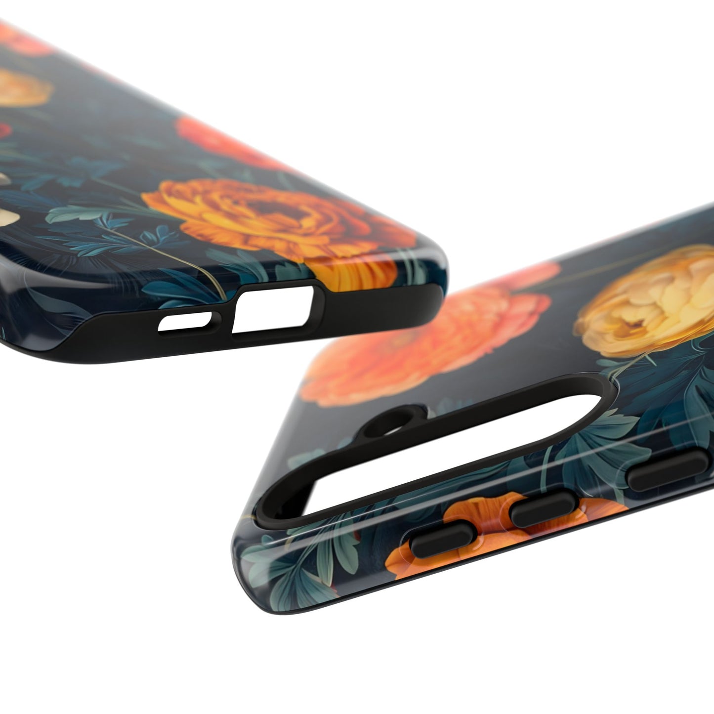 Floral Phone Case - Tough Cases, Stylish Protection, Gift for Flower Lovers, Customizable Cover, Floral Design Mobile Accessory