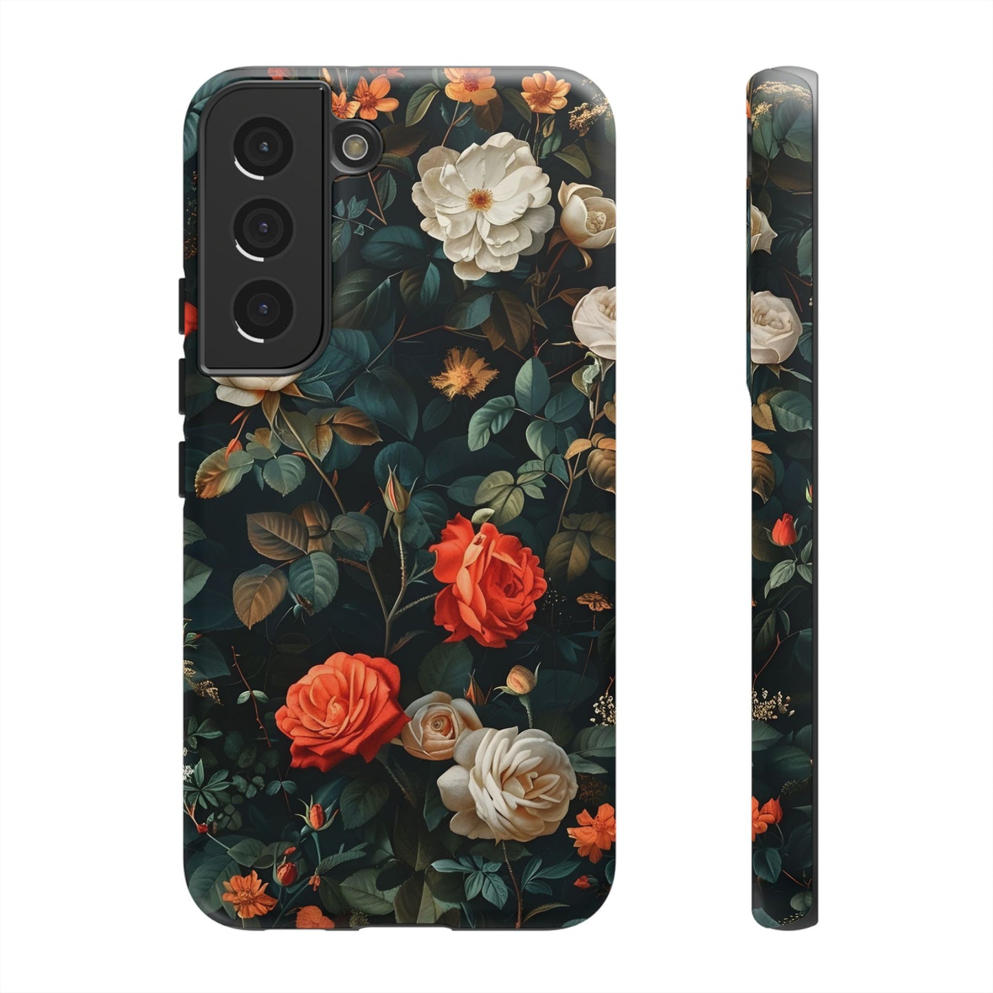 Floral Phone Case | Tough Cases with Elegant Design | Gift for Her, Mother's Day, Birthdays, Personalized, Trendy Tech Accessories