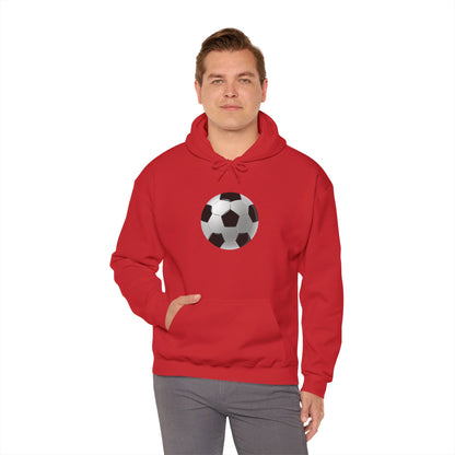 Dynamic Football Design - Sports Passion and Energetic Unisex Heavy Blend™ Hooded Sweatshirt