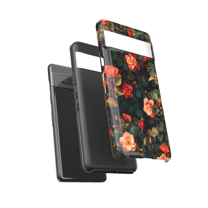 Floral Phone Case - Elegant Floral Design, Tough Protective Case, Perfect Gift for Her, Trendy Phone Accessories, Mother’s Day, Birthday