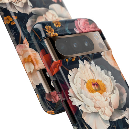 Floral Phone Case, Tough Phone Cover, Flower Design, Unique Gift for Her, Trendy Accessory, Spring Decor