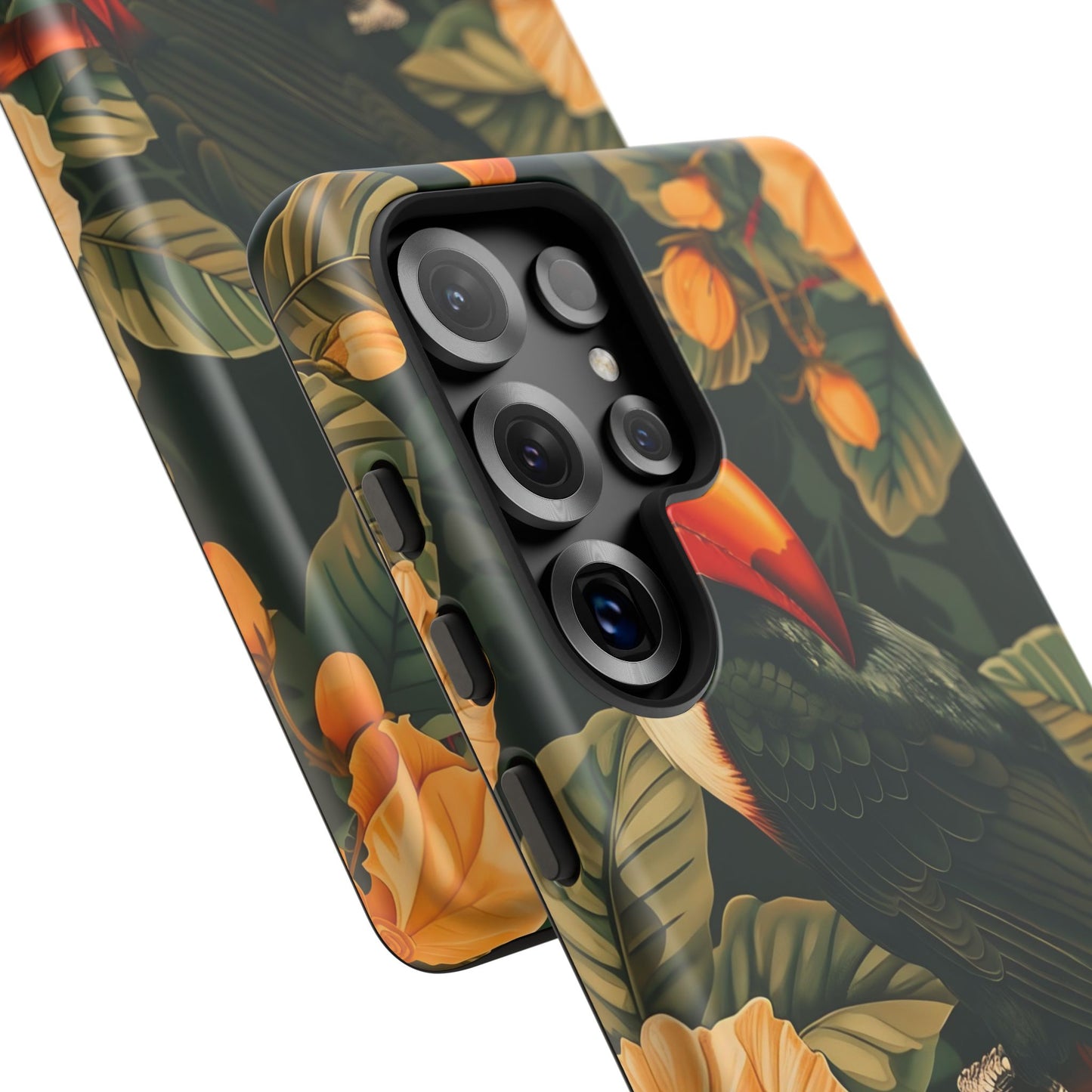 Tropical Toucan Phone Case, Exotic Bird Cover, Nature Lover Gift, Eco-Friendly Design, Customizable Tech Accessory