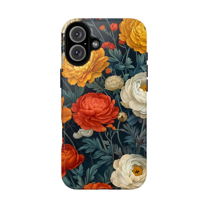 Floral Tough Case for Phones | Durable Floral Phone Cover, Boho Chic, Unique Gift for Her, Phone Protection, Flower Design