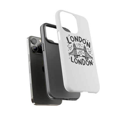 Love London Bridge Phone Case, Tough Cases for London Lovers, Cute Protection, Travel Gift, Phone Accessory, Design with Love