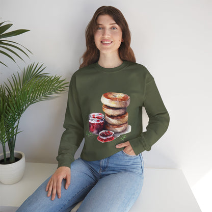 Unisex Heavy Blend™ Crewneck Sweatshirt - Royal Treats - British Cuisine with a Regal Twist