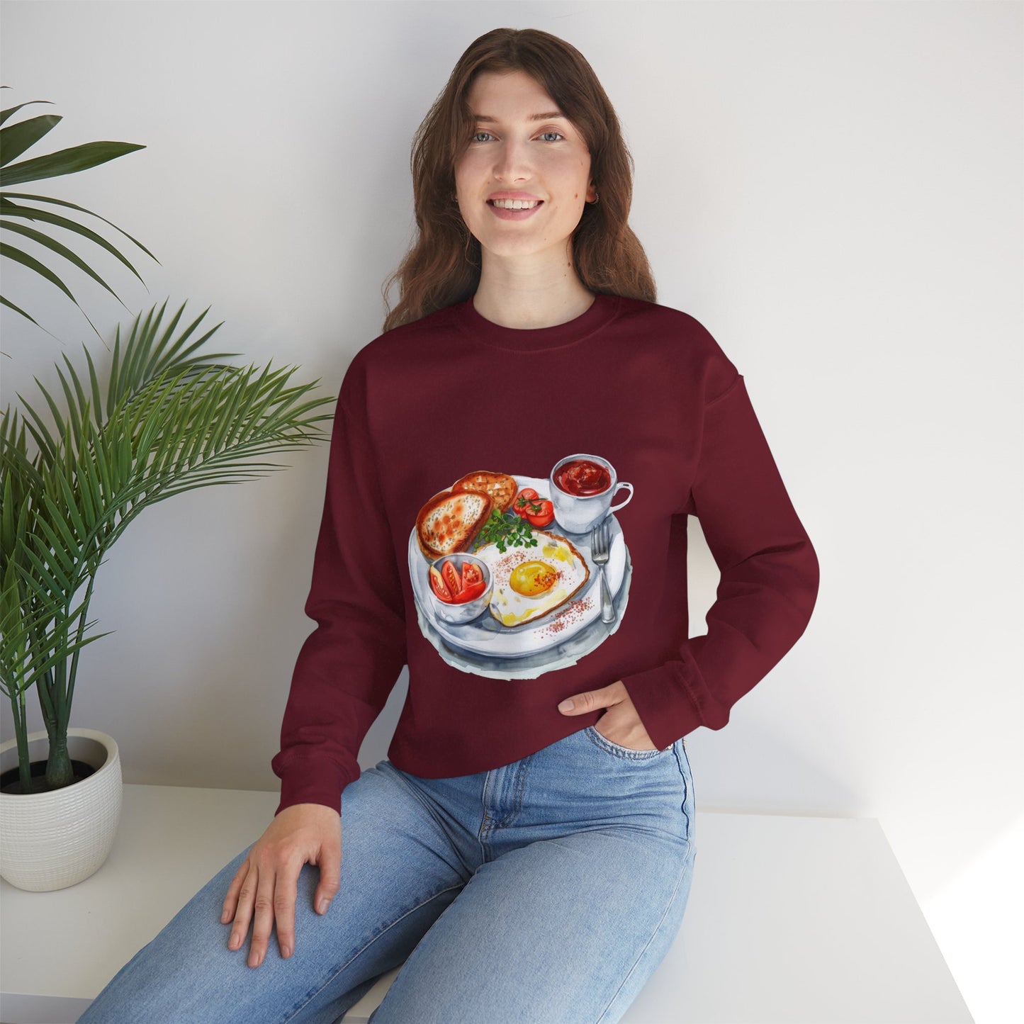 Unisex Heavy Blend™ Crewneck Sweatshirt - The British Table - A Feast of National Favorites