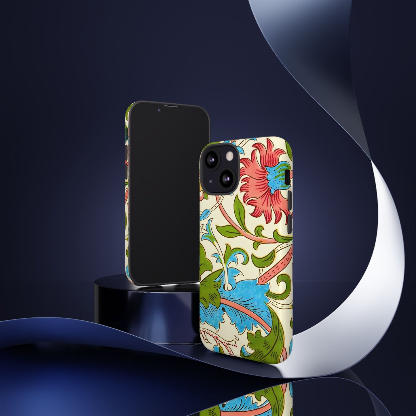 Tough Floral Phone Case - Artistic Smartphone Cover, Floral Print Gift, Protective Case | For Nature Lovers, Stylish Accessory, Phone [...]
