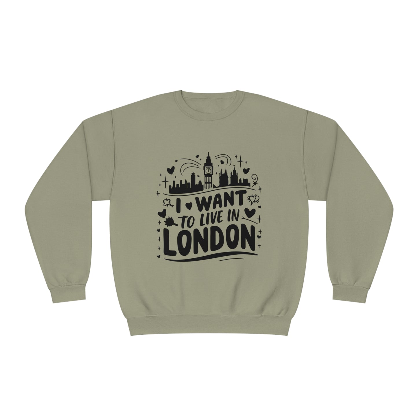 Unisex NuBlend® Crewneck Sweatshirt - I want to live in London