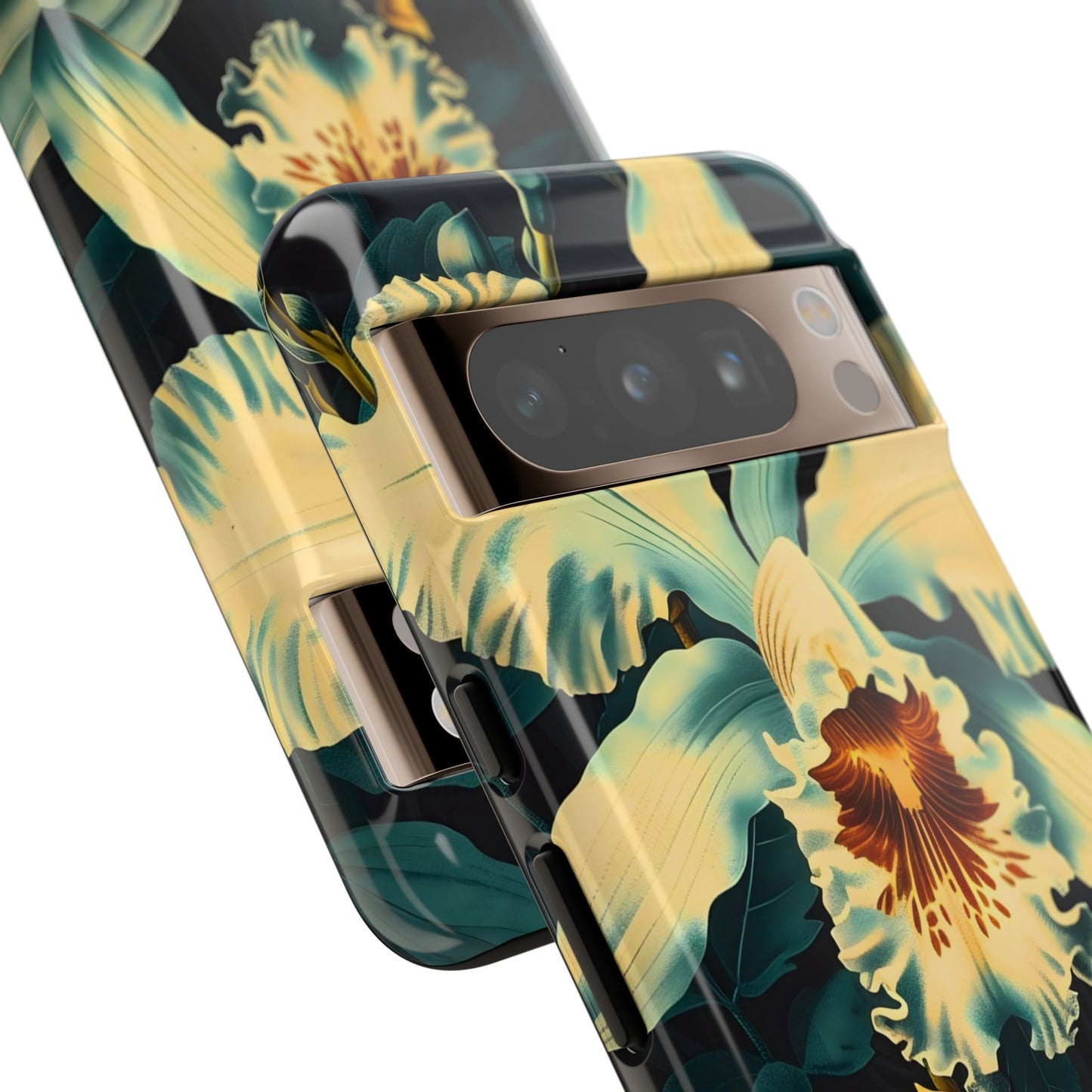 Floral Phone Case - Tough Cases with Orchid Design, Durable Smartphone Cover for Nature Lovers, Floral Gift for Her, Botanical [...]