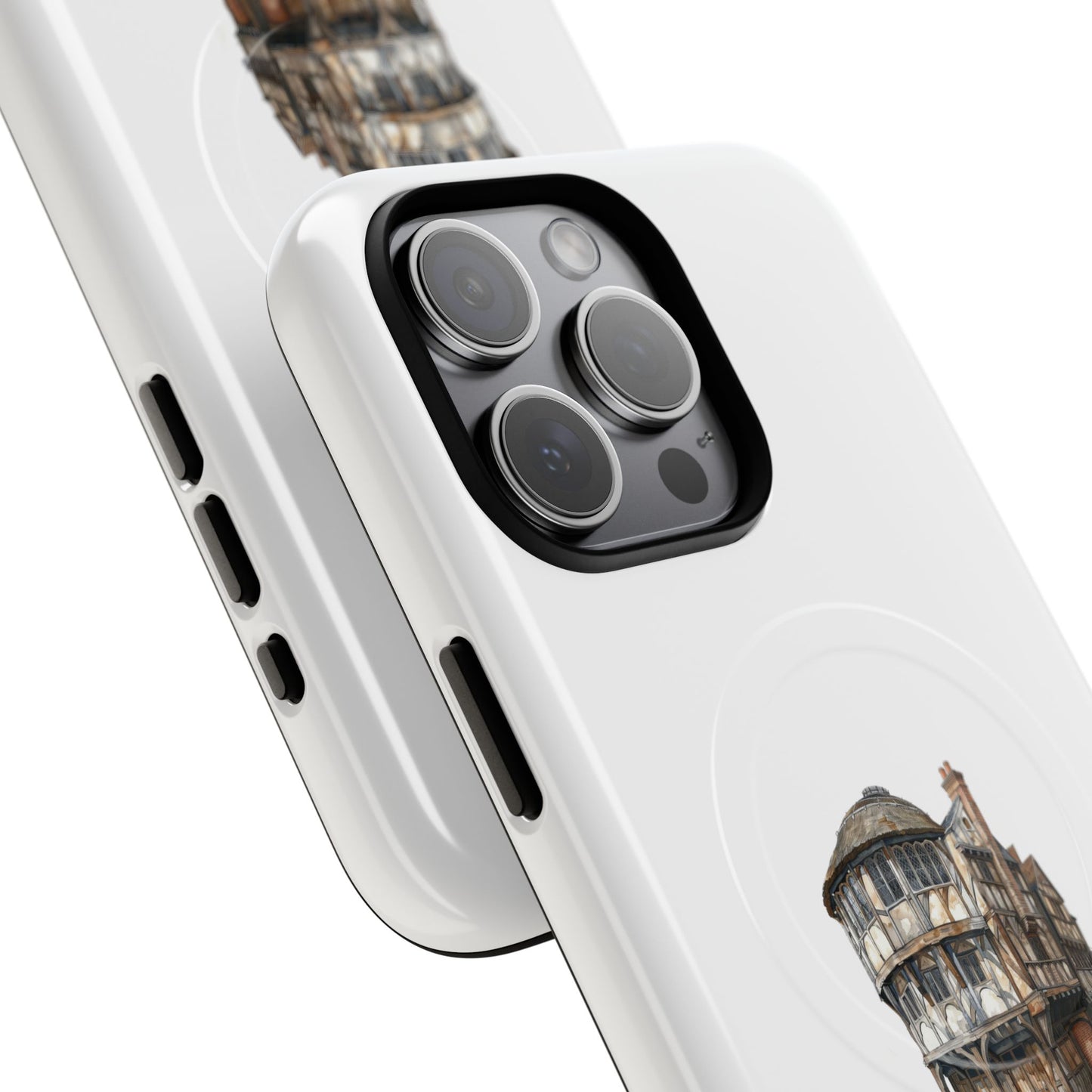 Durable Magnetic Phone Cases with Vintage Architecture Design, Personalized Phone Protection, Unique Gift for Travelers, Stylish Tech [...]