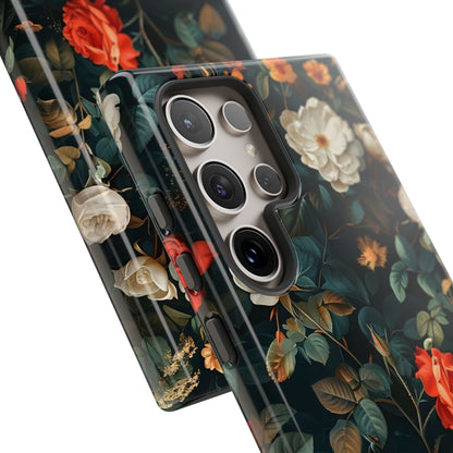 Floral Phone Case | Tough Cases with Elegant Design | Gift for Her, Mother's Day, Birthdays, Personalized, Trendy Tech Accessories