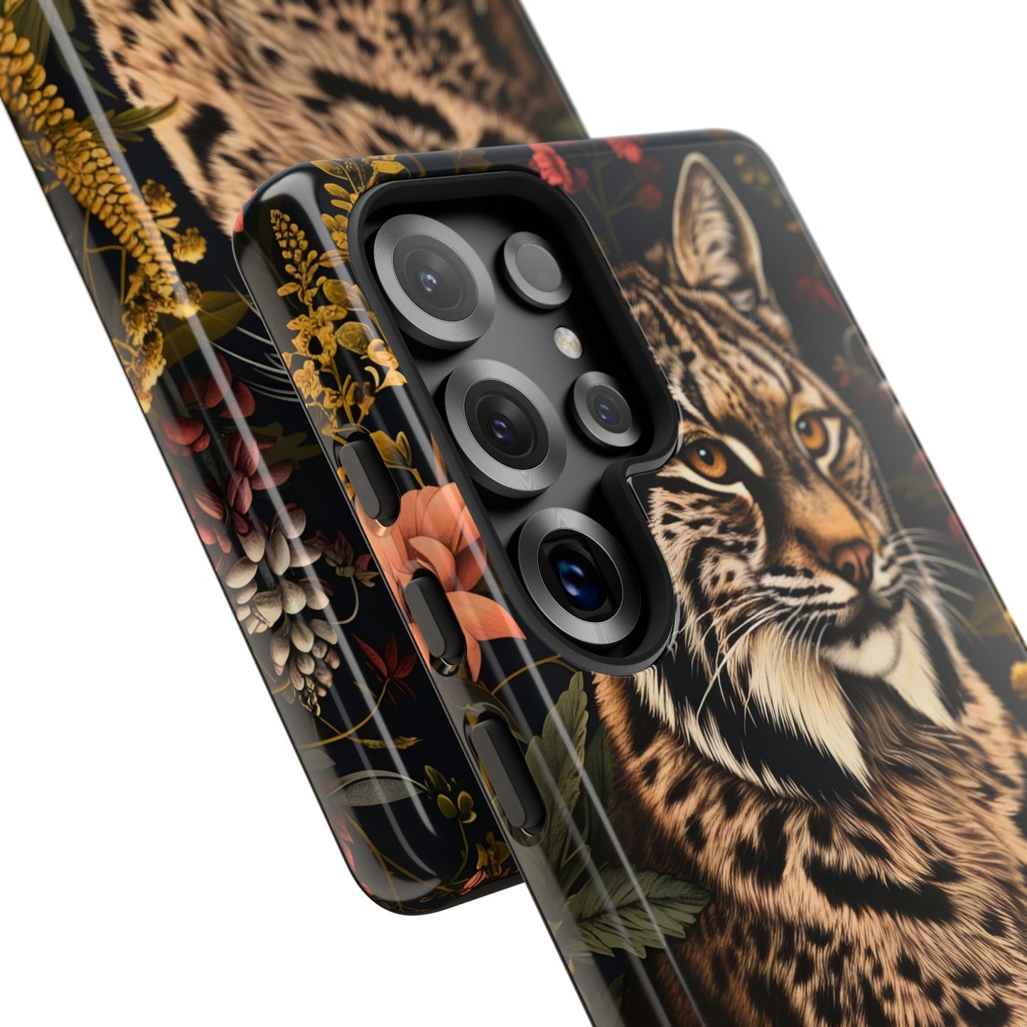 Wildlife Phone Case with Lynx Design, Tough Cases, Animal Lovers Gift, Nature Inspired Accessories, Unique Tech Protection