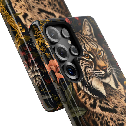 Wildlife Phone Case with Lynx Design, Tough Cases, Animal Lovers Gift, Nature Inspired Accessories, Unique Tech Protection
