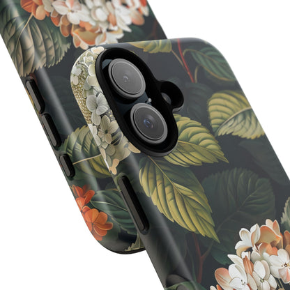 Floral Phone Case - Tough Cases, Nature Lover Gift, Floral Design, Botanical Phone Cover, Stylish Cellphone Accessory, Mother's Day Gift