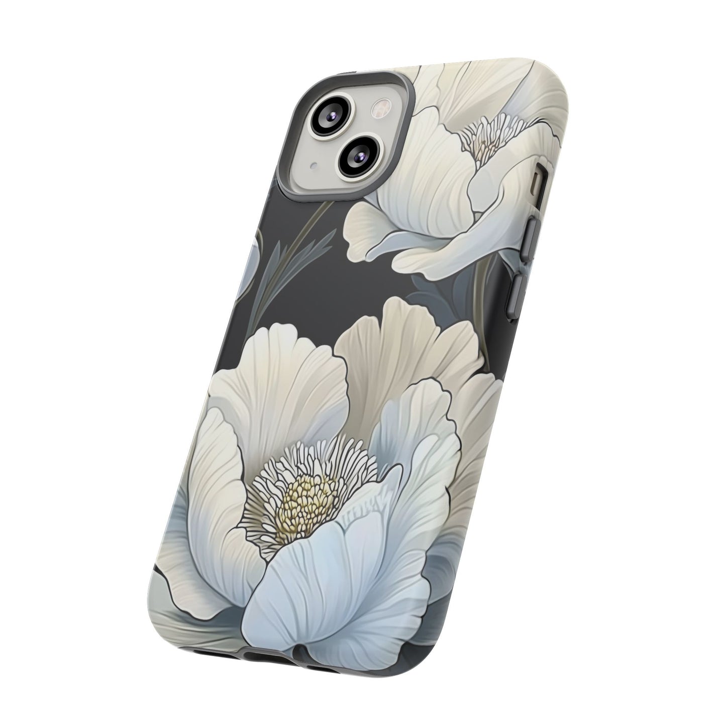 Floral Phone Case, Tough Cases for Women, Stylish Phone Cover, Floral Design Phone Protector, Nature Inspired Tech Accessories