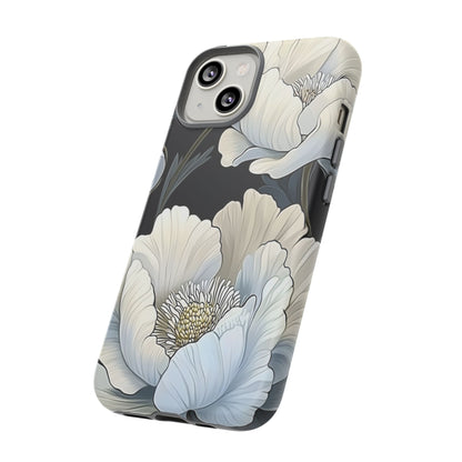Floral Phone Case, Tough Cases for Women, Stylish Phone Cover, Floral Design Phone Protector, Nature Inspired Tech Accessories
