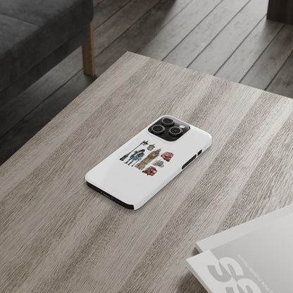 London-Themed Slim Phone Cases, Stylish Tech Accessories, Gifts for Travelers, Unique Mobile Covers, Trendy Phone Protection