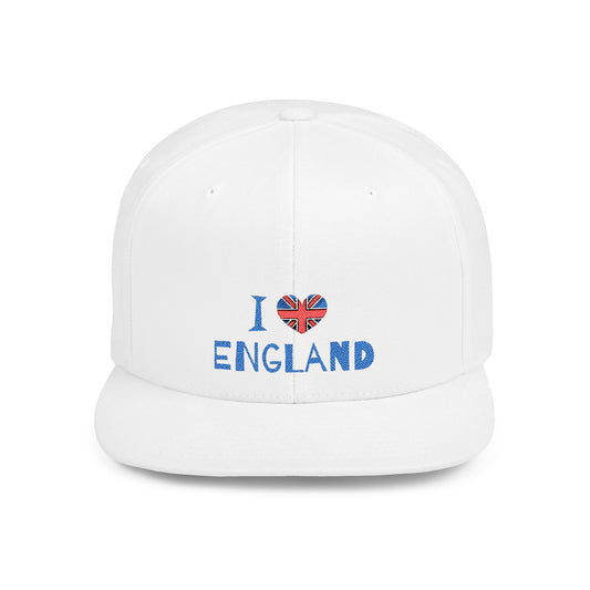 I love England - Flat Bill Snapback