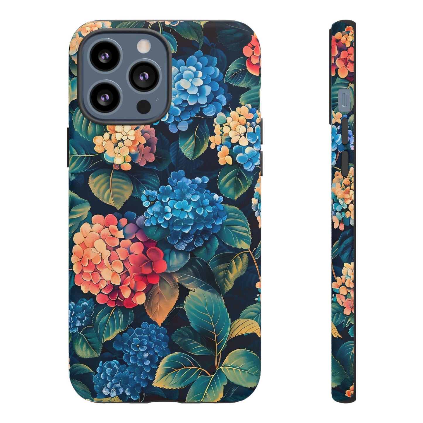 Floral Phone Case, Stylish Tough Case for Gardener Gift, Flower Lover Accessory, Pretty Floral Design, Protective Case