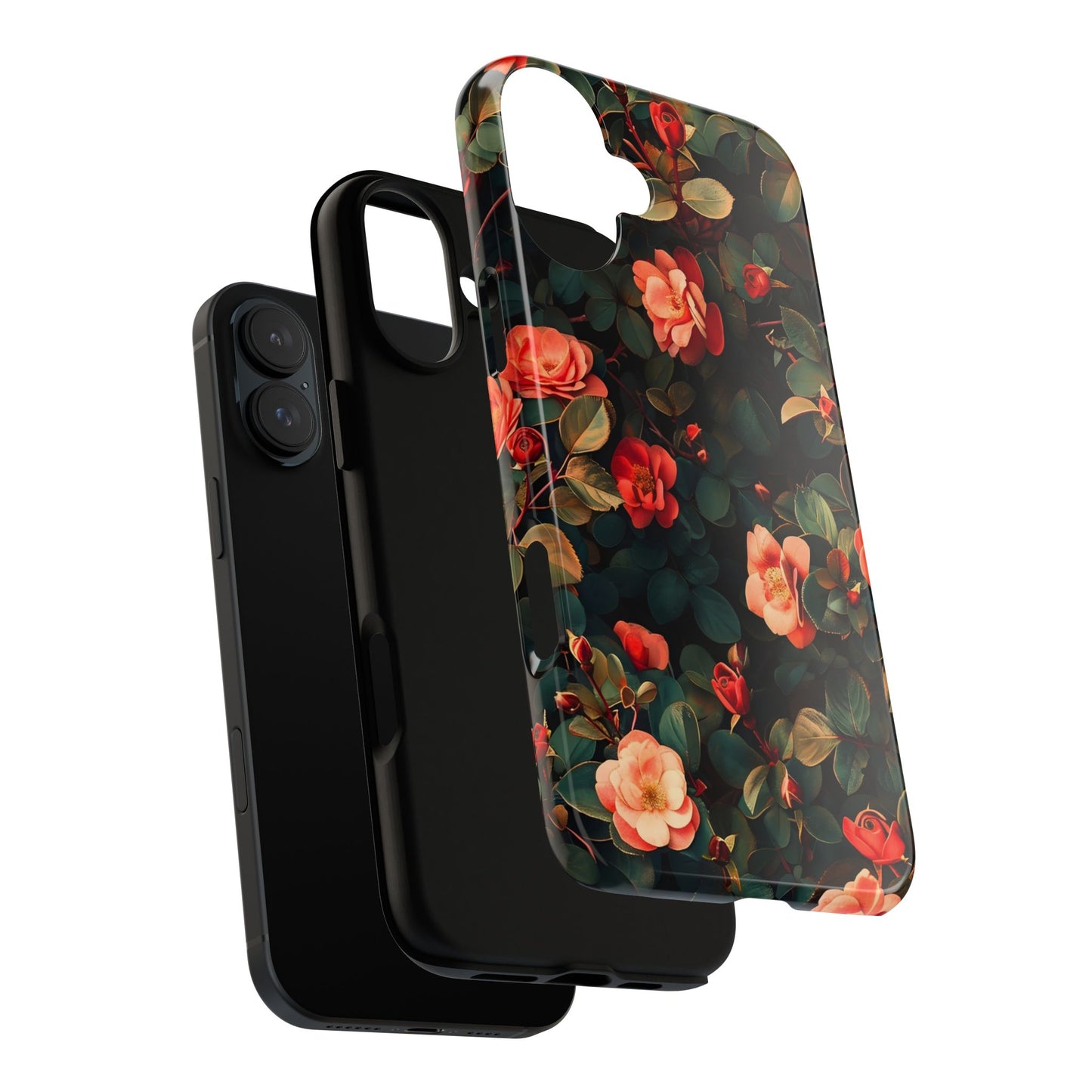 Floral Phone Case - Elegant Floral Design, Tough Protective Case, Perfect Gift for Her, Trendy Phone Accessories, Mother’s Day, Birthday