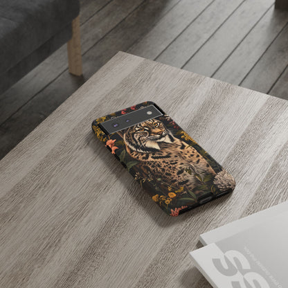 Wildlife Phone Case with Lynx Design, Tough Cases, Animal Lovers Gift, Nature Inspired Accessories, Unique Tech Protection