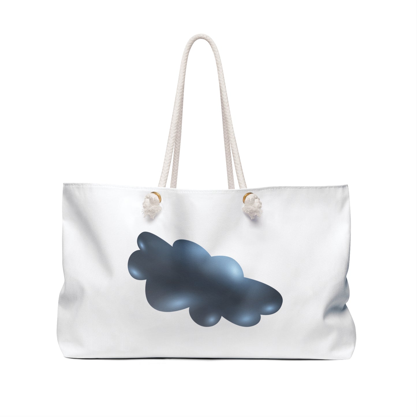 Sleek Cloud Print Weekender Bag | Stylish Travel Tote, Perfect for Beach, Gym, or Weekend Getaway