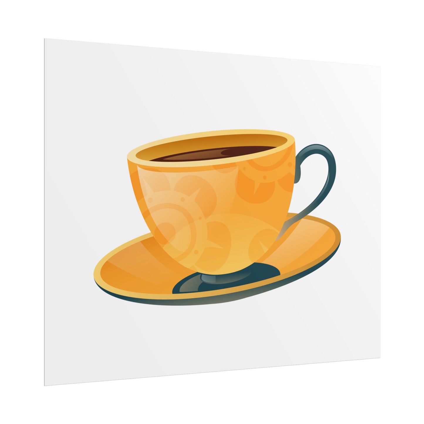 Coffee Lovers Rolled Posters, Cute Coffee Art, Kitchen Decor, Coffee Shop Print, Gift for Coffee Enthusiasts