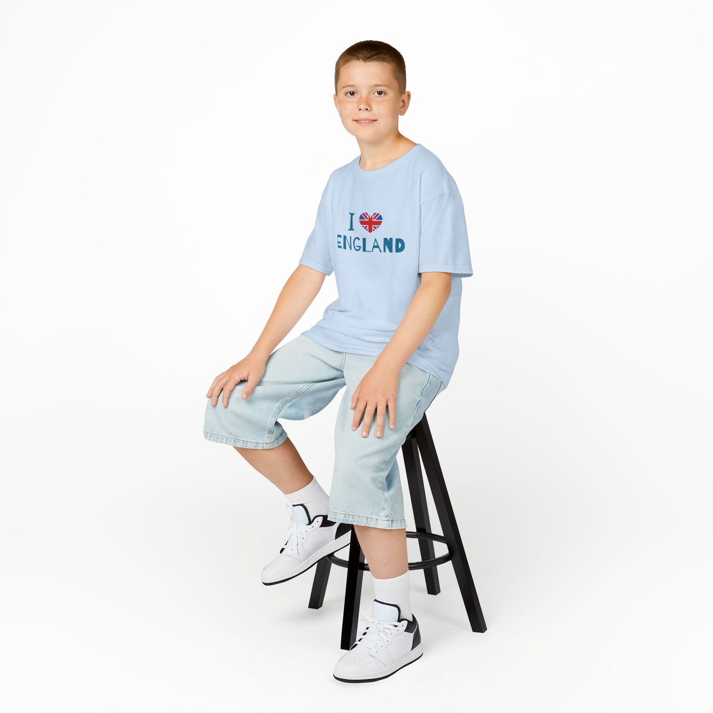 I Love England Kids Tee - Fun Cotton Shirt for Young Explorers