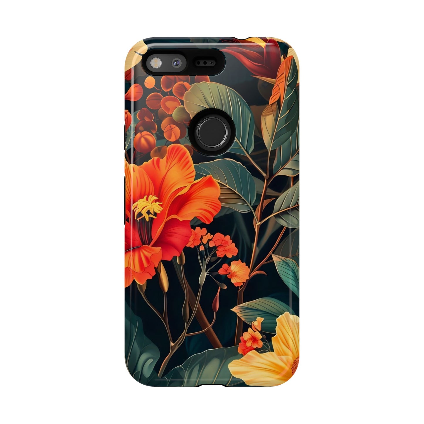 Colorful Floral Phone Case, Tough Cases, Vibrant Smartphone Cover, Gift for Nature Lovers, Summer Vibes, Unique Phone Accessory